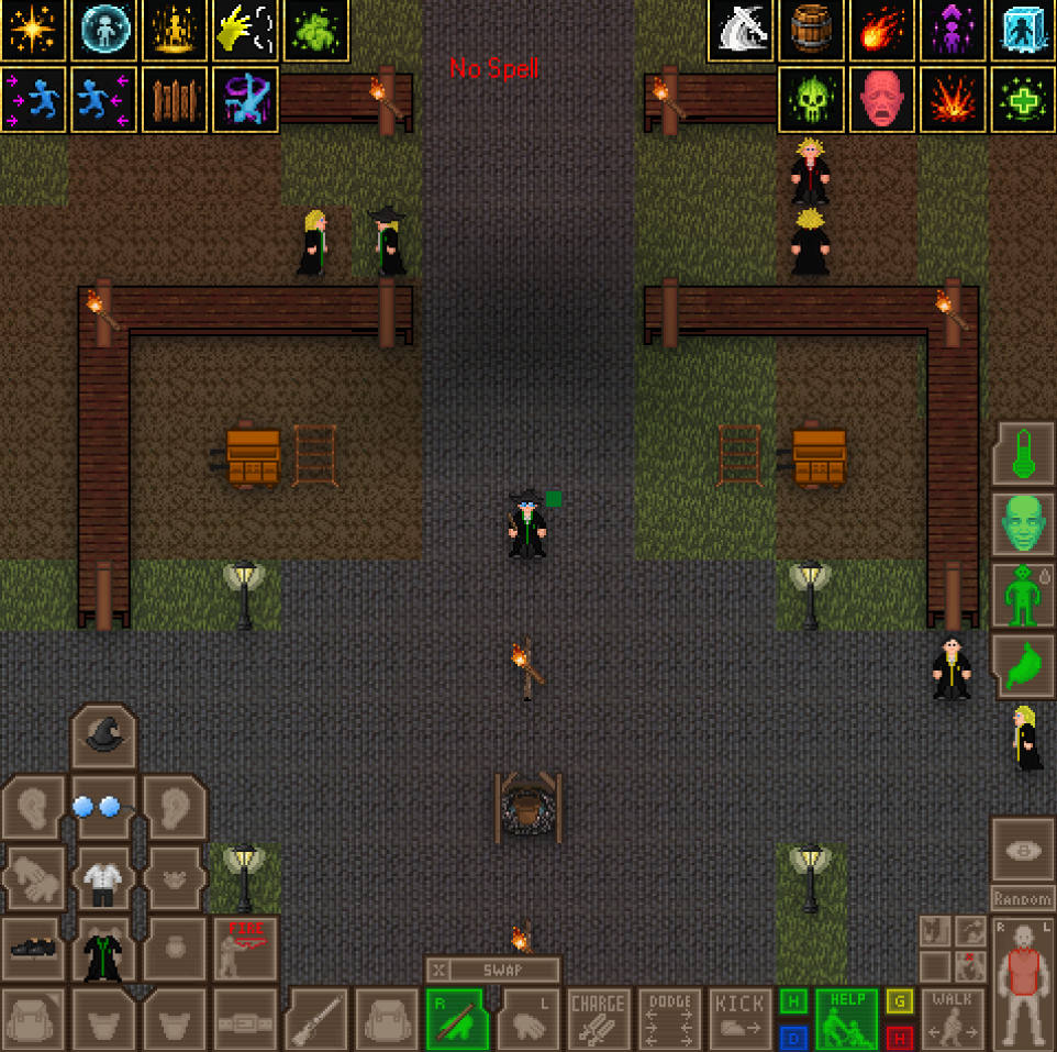 Wizard Boy gameplay at the magical academy
